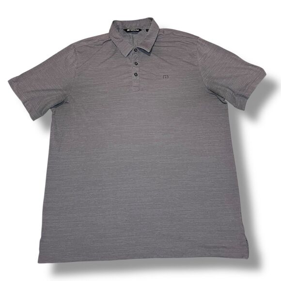 Travis Mathew Gray Short Sleeve Stretch Golf Light Polo Shirt Men’s Size XXL - Picture 1 of 6